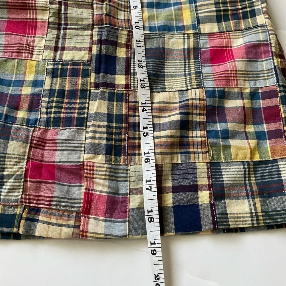 Carole little madras plaid mini skirt 4 - Picture 3 of 5
